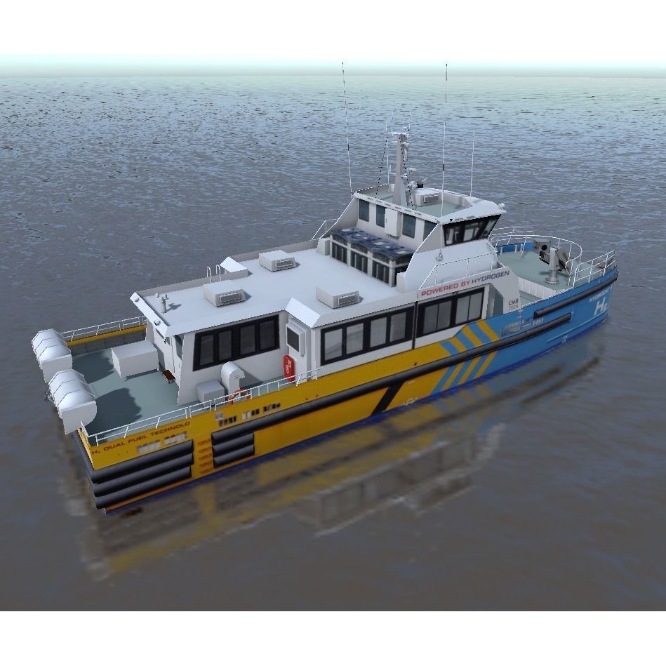 Offshore Supply Ship 3D Model – Low Poly Marine Vessel, FBX, Unity - View 14