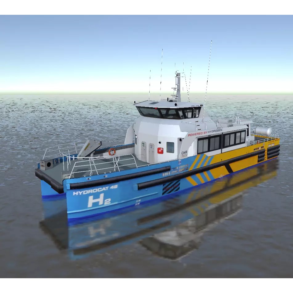 Offshore Supply Ship 3D Model – Low Poly Marine Vessel, FBX, Unity - View 2