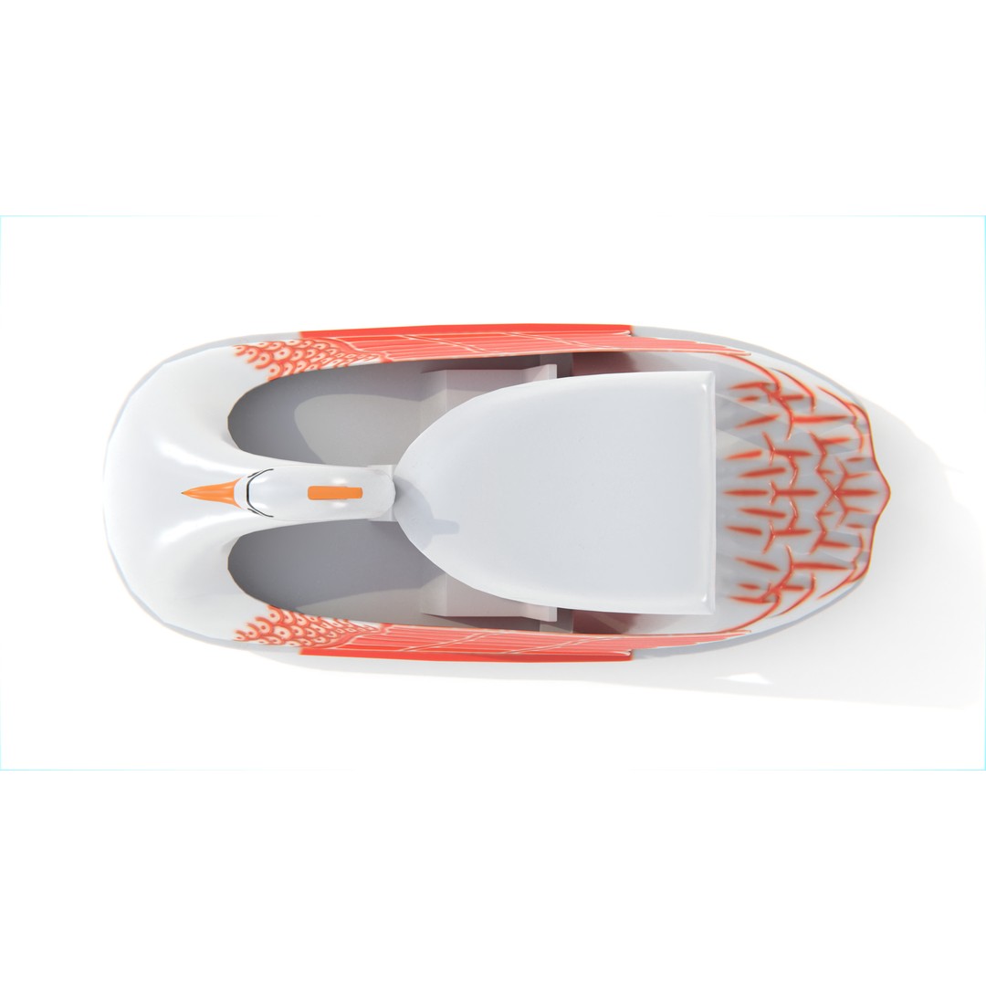 Swan Pedal Boat 3D Model – Low Poly Watercraft with PBR Textures