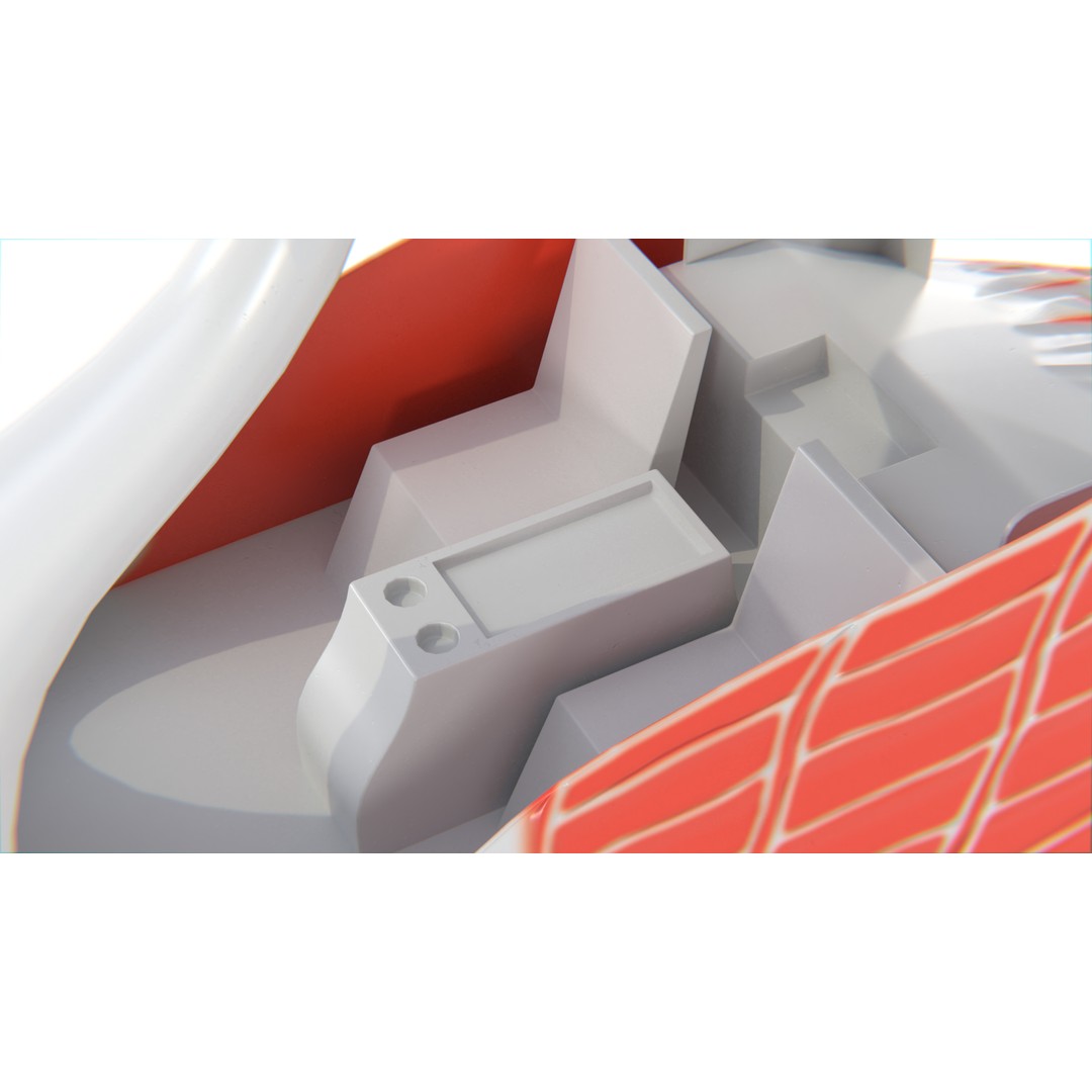 Swan Pedal Boat 3D Model – Low Poly Watercraft with PBR Textures - View 9
