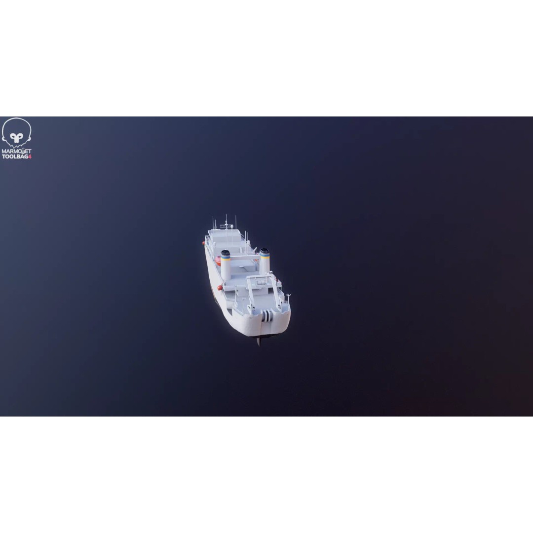 USNS Zeus 3D Model – Low Poly Navy Ship, FBX Game Asset - View 23