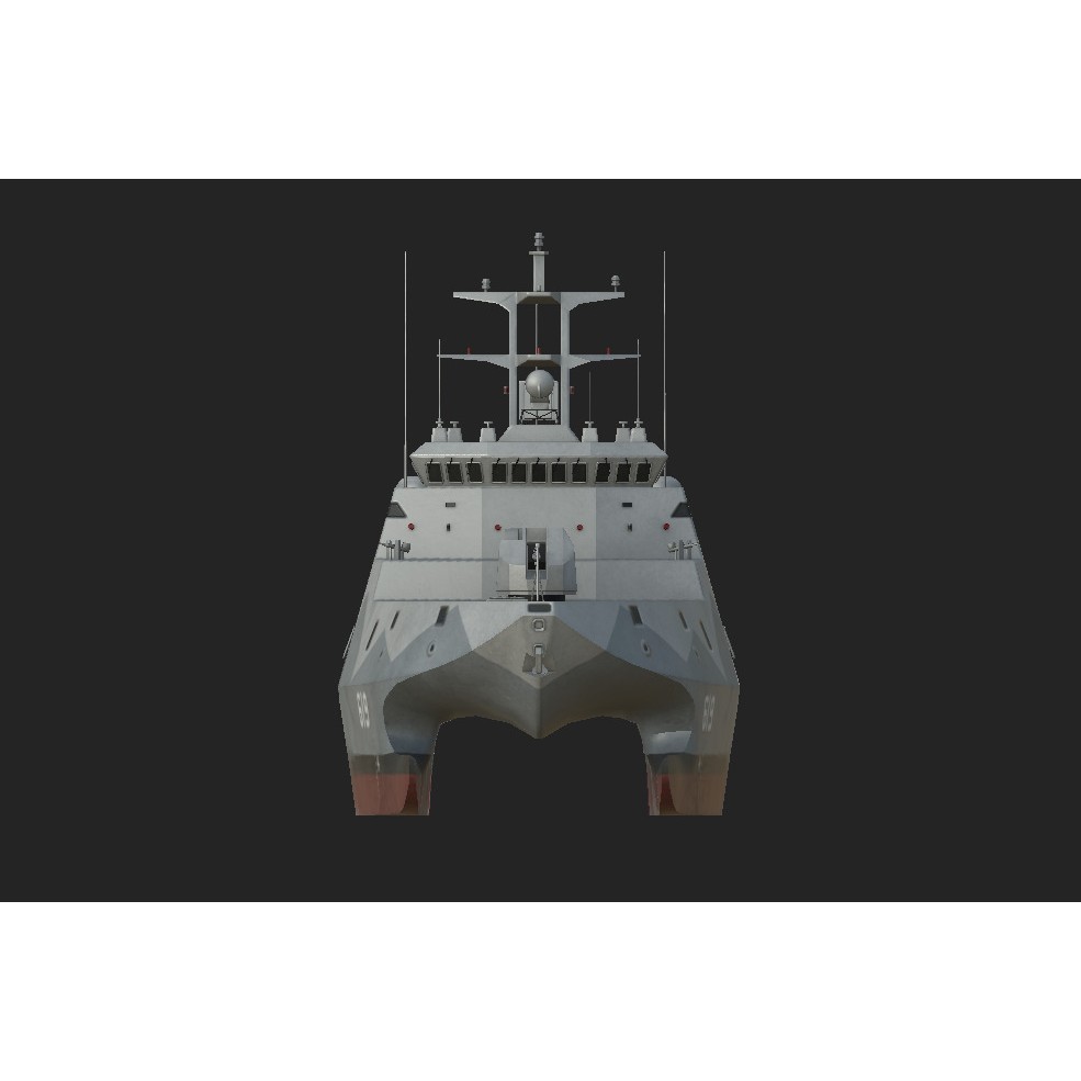 Tuo Jiang-Class Corvettes 3D Model – Military Watercraft, FBX - View 15