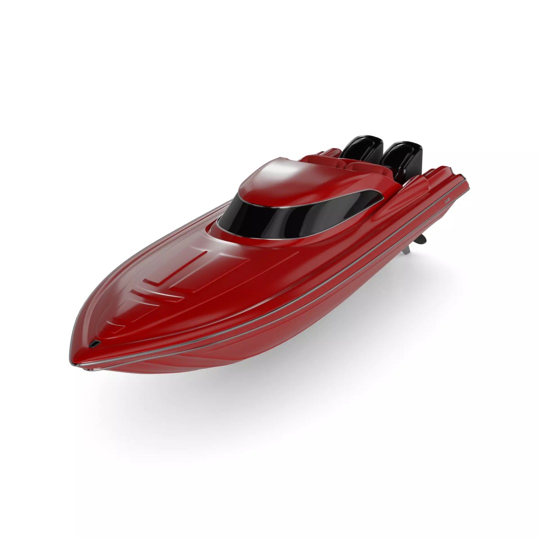 Airboat 3D Model – Sleek Commercial Watercraft, FBX