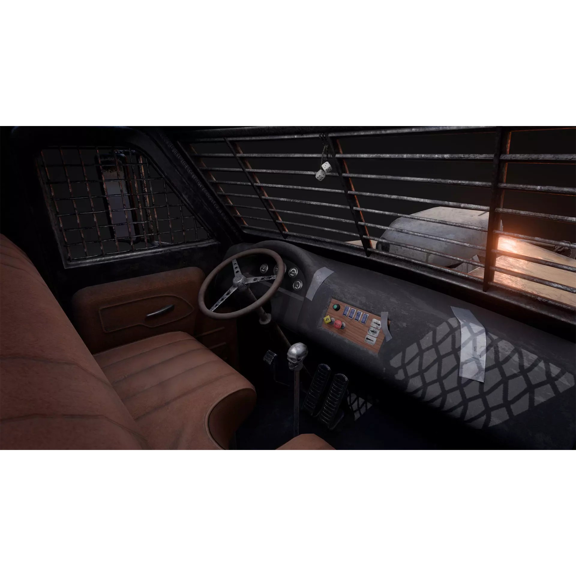 Post-Apocalyptic Vehicles Pack - Low-Poly Game-Ready 3D Model - View 19