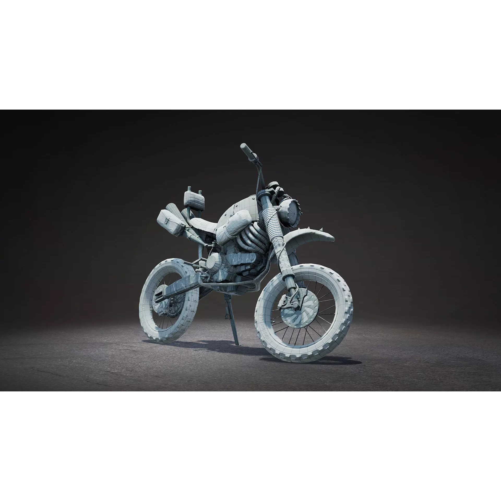 Post-Apocalyptic Vehicles Pack - Low-Poly Game-Ready 3D Model - View 40