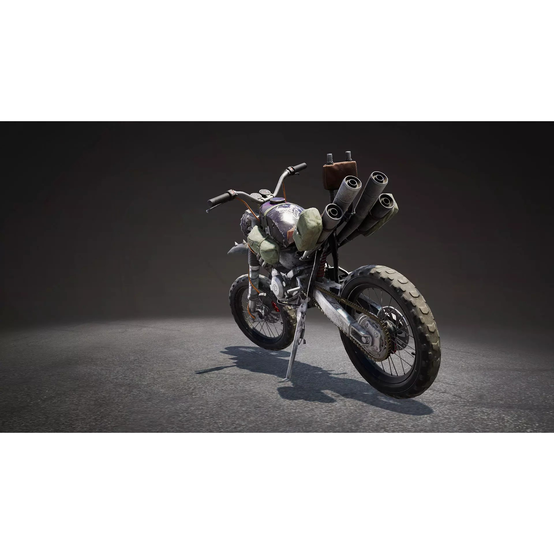 Post-Apocalyptic Vehicles Pack - Low-Poly Game-Ready 3D Model - View 47