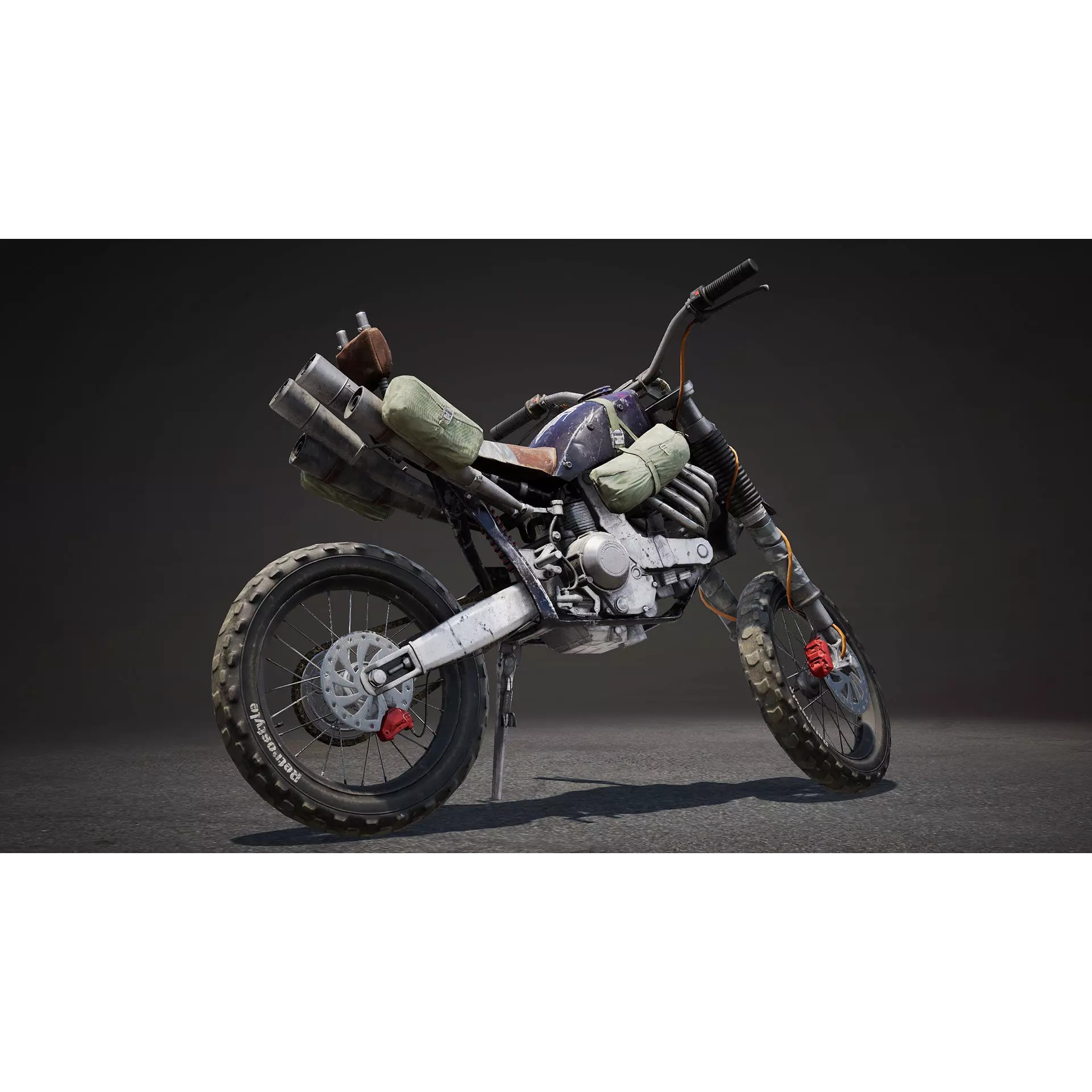 Post-Apocalyptic Vehicles Pack - Low-Poly Game-Ready 3D Model - View 50