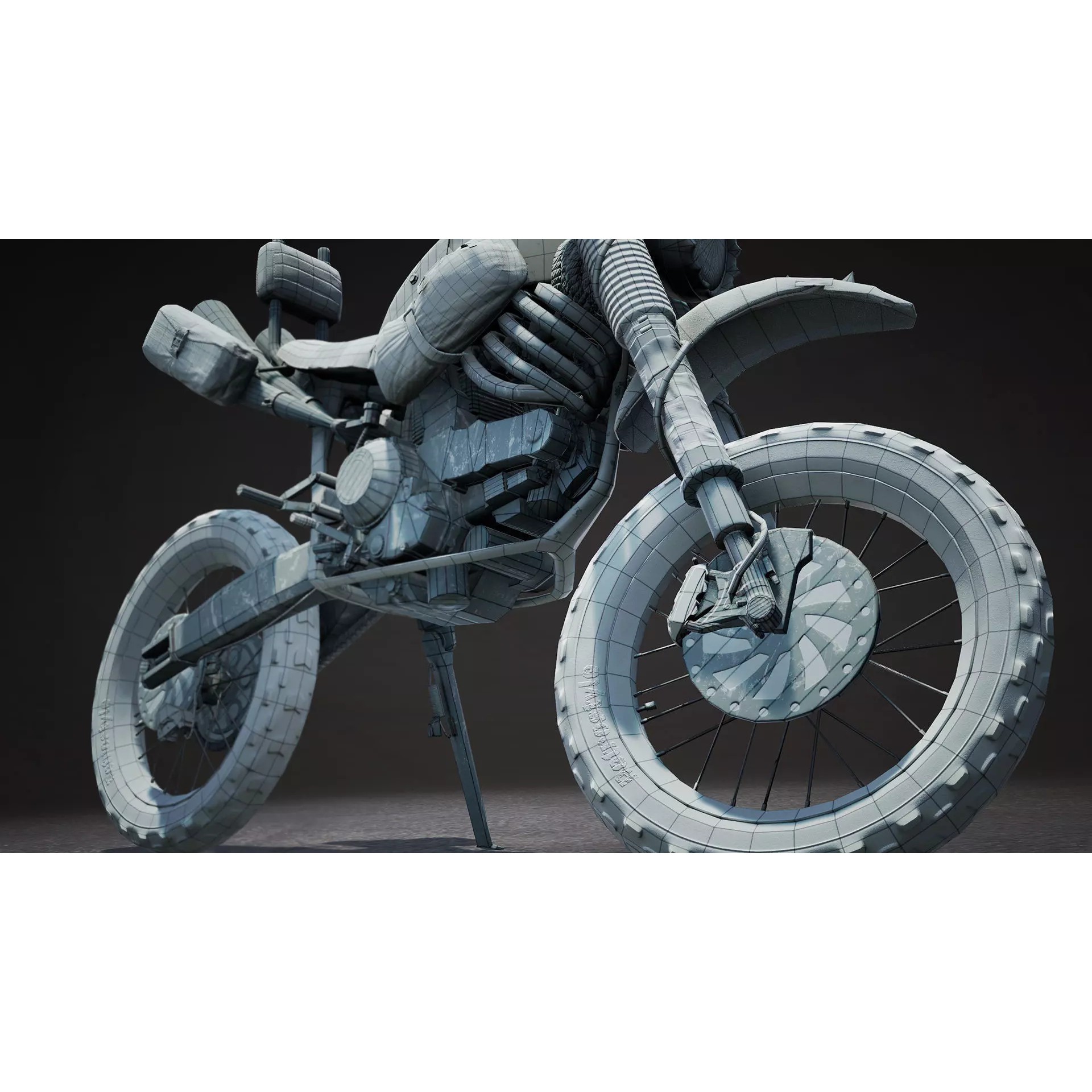 Post-Apocalyptic Vehicles Pack - Low-Poly Game-Ready 3D Model - View 51