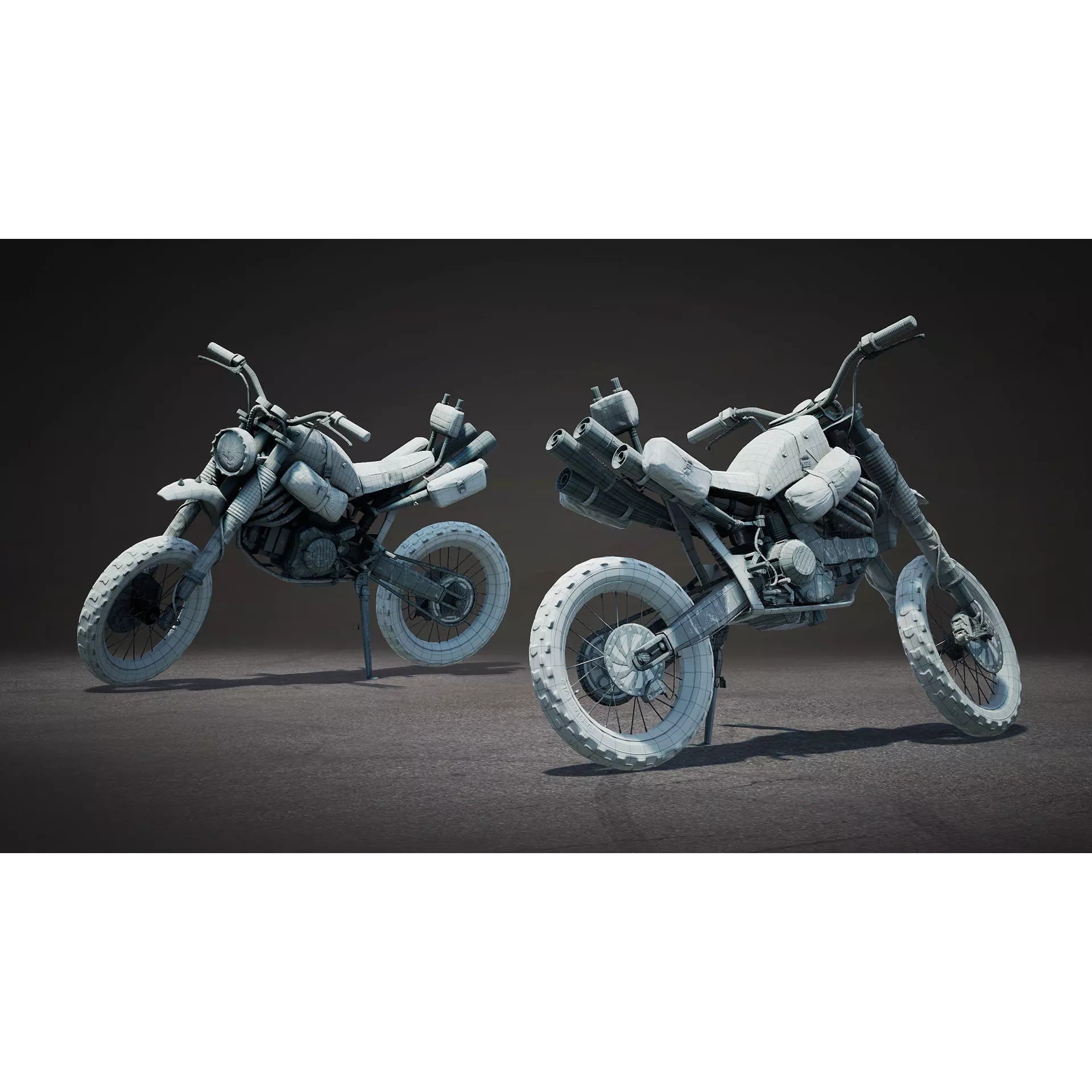 Post-Apocalyptic Vehicles Pack - Low-Poly Game-Ready 3D Model - View 52