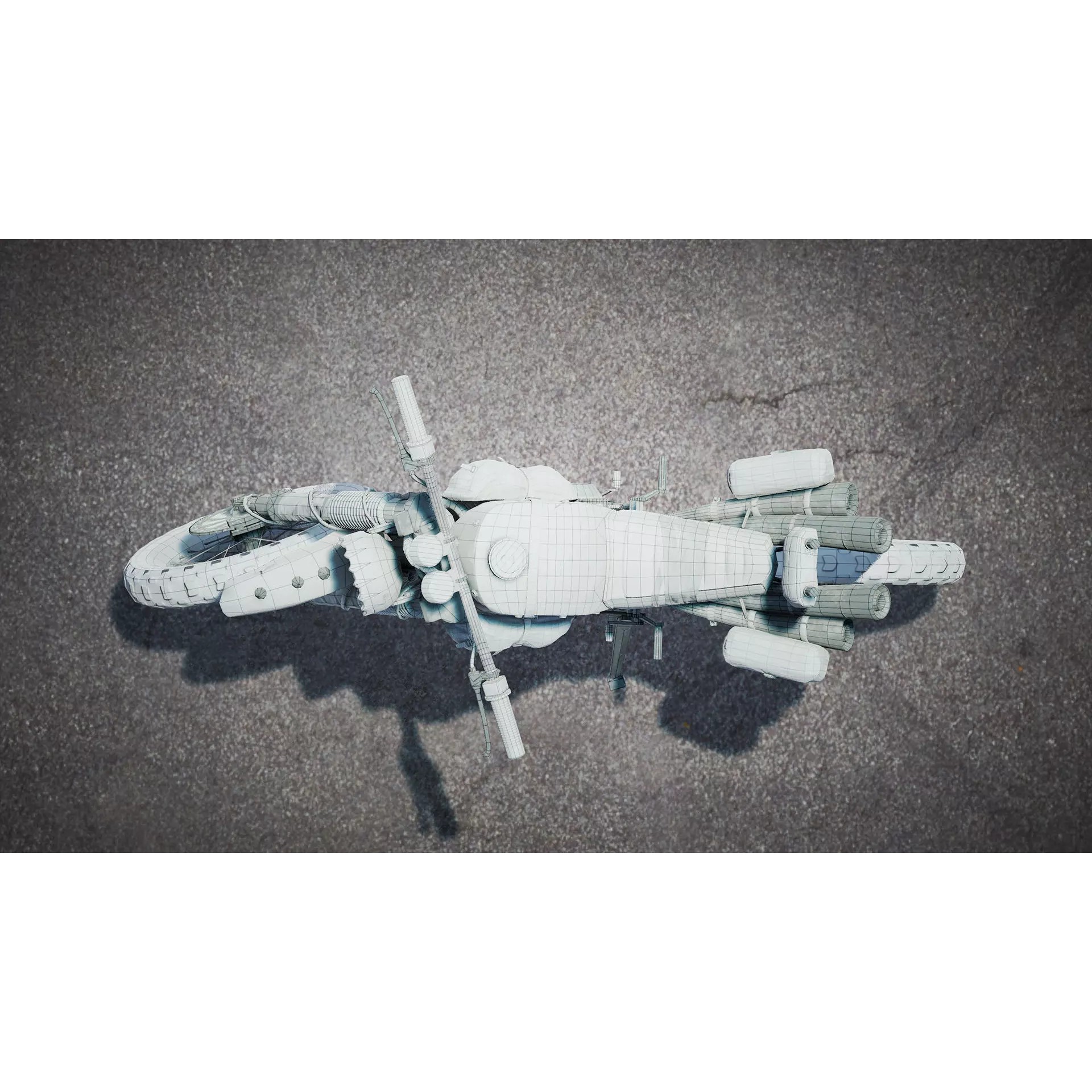 Post-Apocalyptic Vehicles Pack - Low-Poly Game-Ready 3D Model - View 53