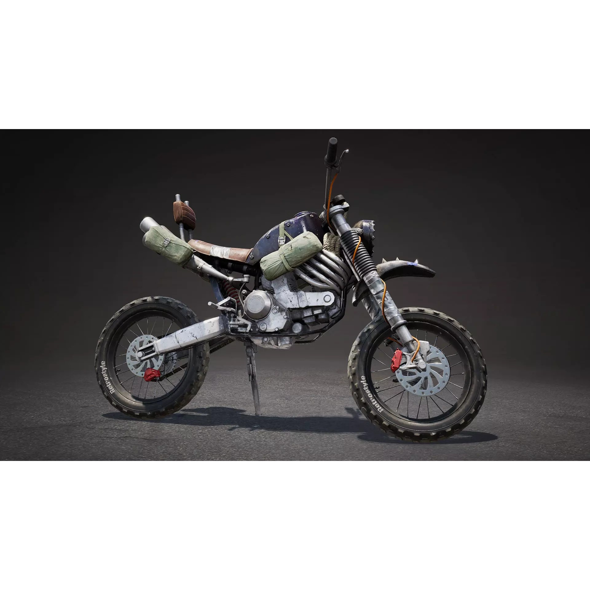 Post-Apocalyptic Vehicles Pack - Low-Poly Game-Ready 3D Model - View 54