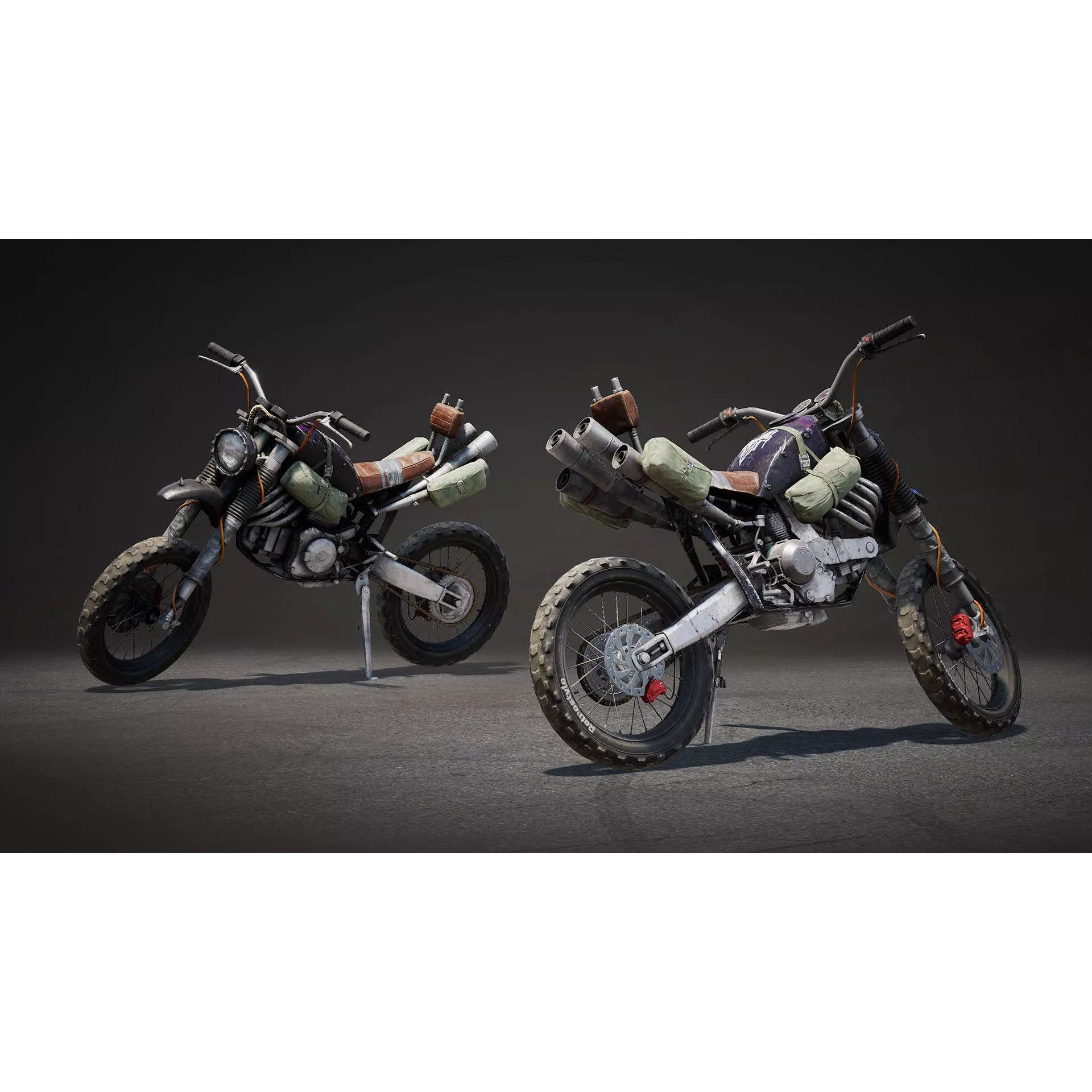 Post-Apocalyptic Vehicles Pack - Low-Poly Game-Ready 3D Model - View 55