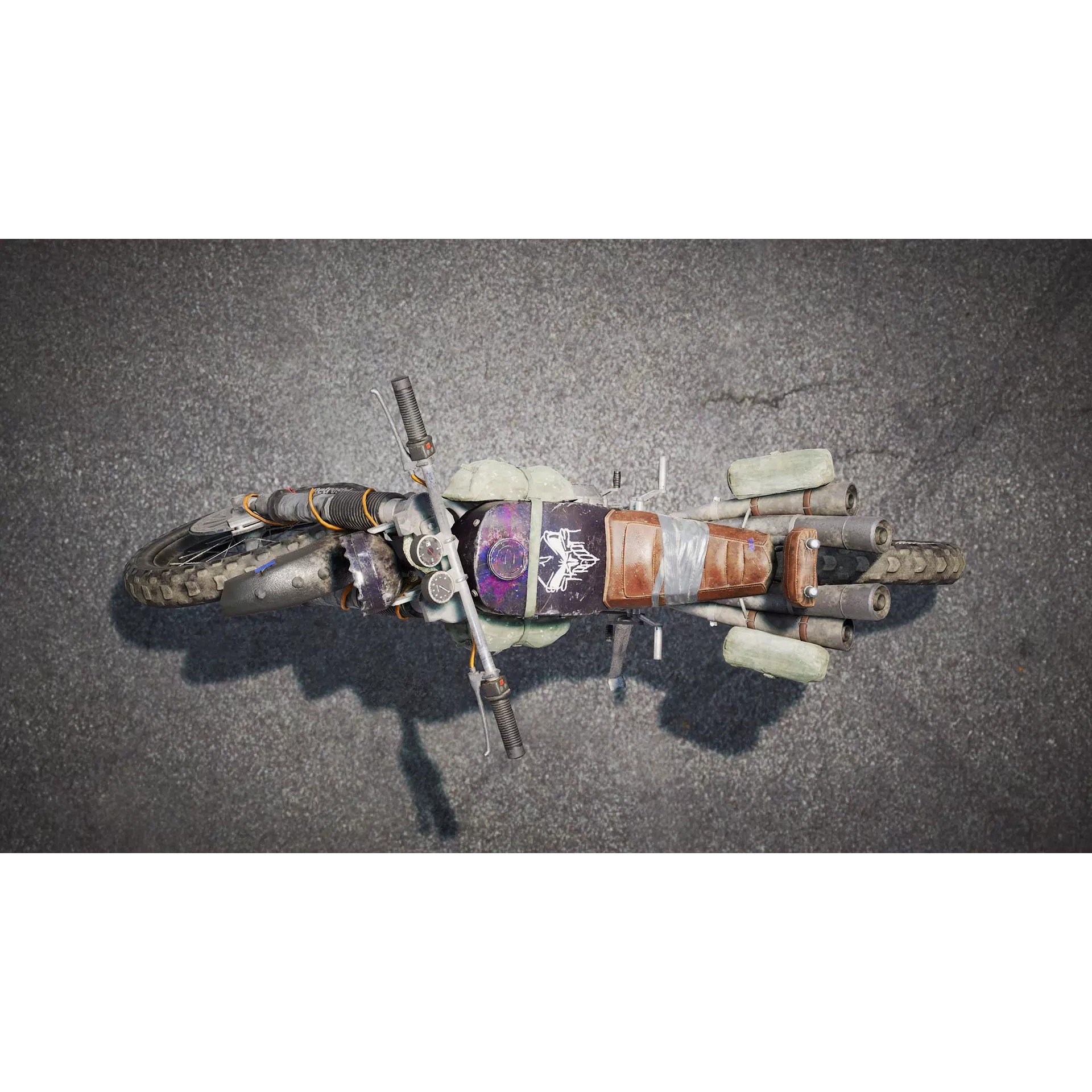 Post-Apocalyptic Vehicles Pack - Low-Poly Game-Ready 3D Model - View 57