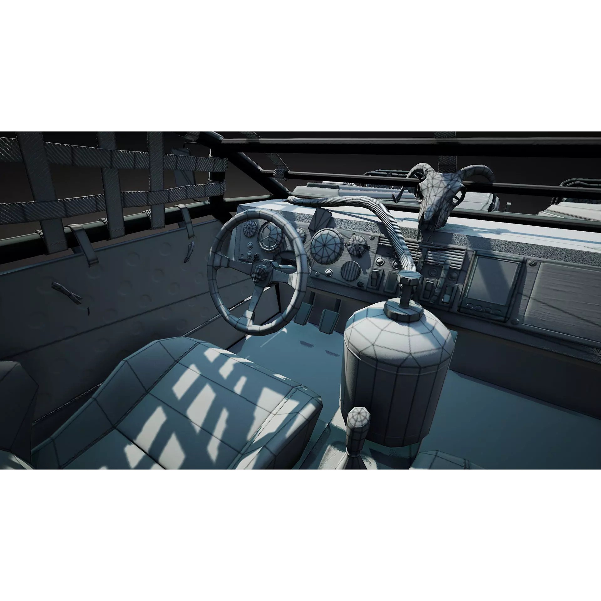 Post-Apocalyptic Vehicles Pack - Low-Poly Game-Ready 3D Model - View 60