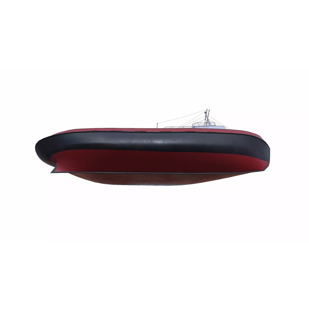 Old Tugboat 3D Model – Low Poly PBR Game Asset, FBX, OBJ, Blender - View 32