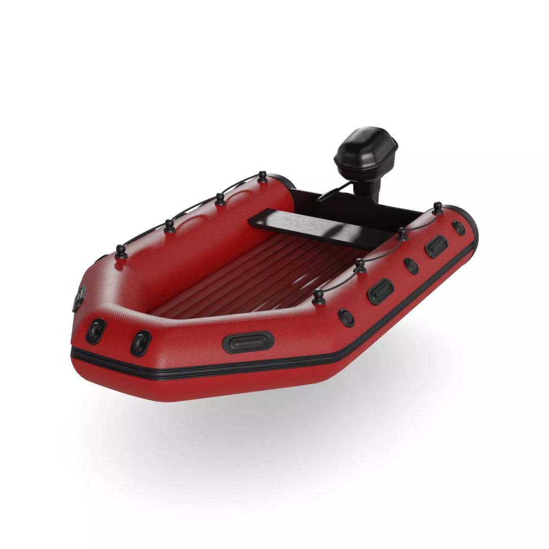 Inflatable Dinghy 3D Model – Contemporary Design, PBR Textures