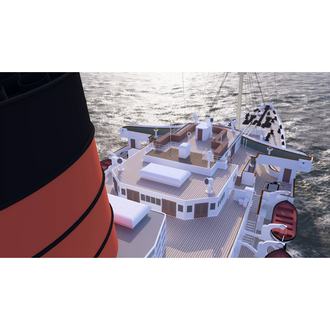RMS Queen Elizabeth 3D Model – Historic Watercraft for SketchUp