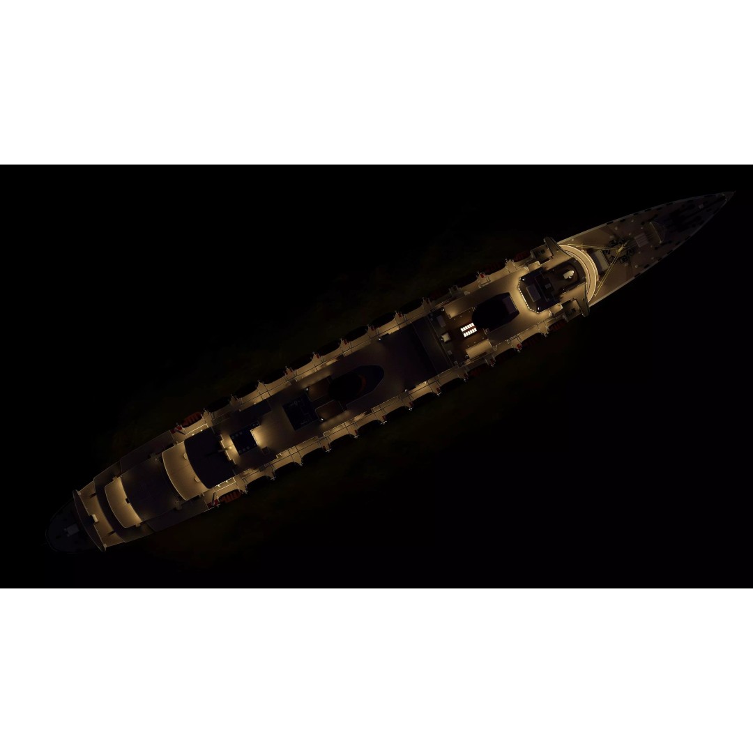 RMS Queen Elizabeth 3D Model – Historic Watercraft for SketchUp - View 22