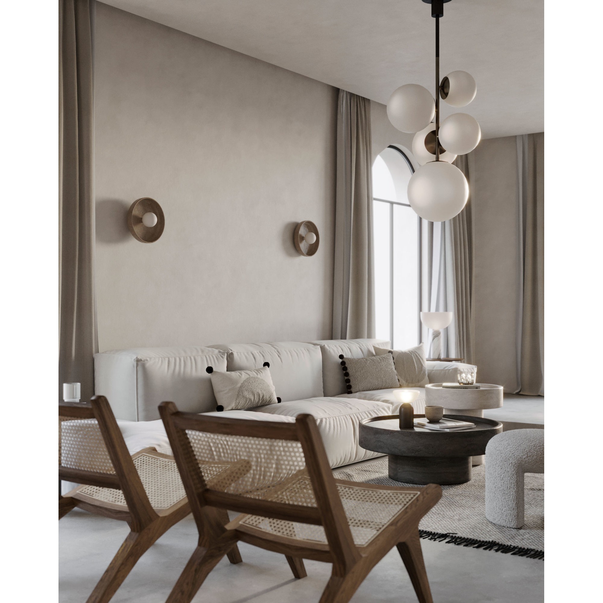 Fully Furnished Interior Scene - PBR 3D Model - View 10