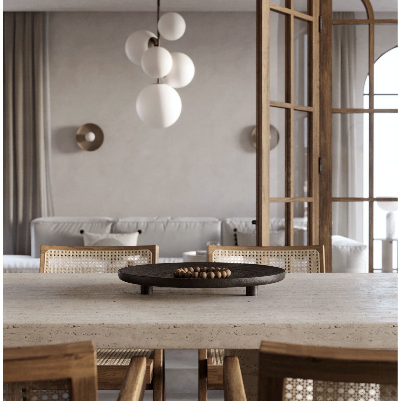 Fully Furnished Interior Scene - PBR 3D Model - View 14