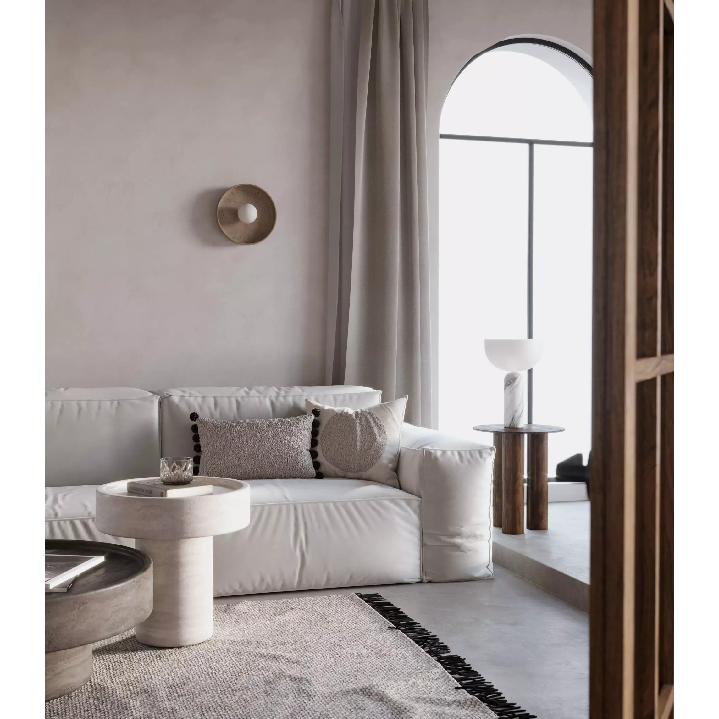 Fully Furnished Interior Scene - PBR 3D Model - View 2
