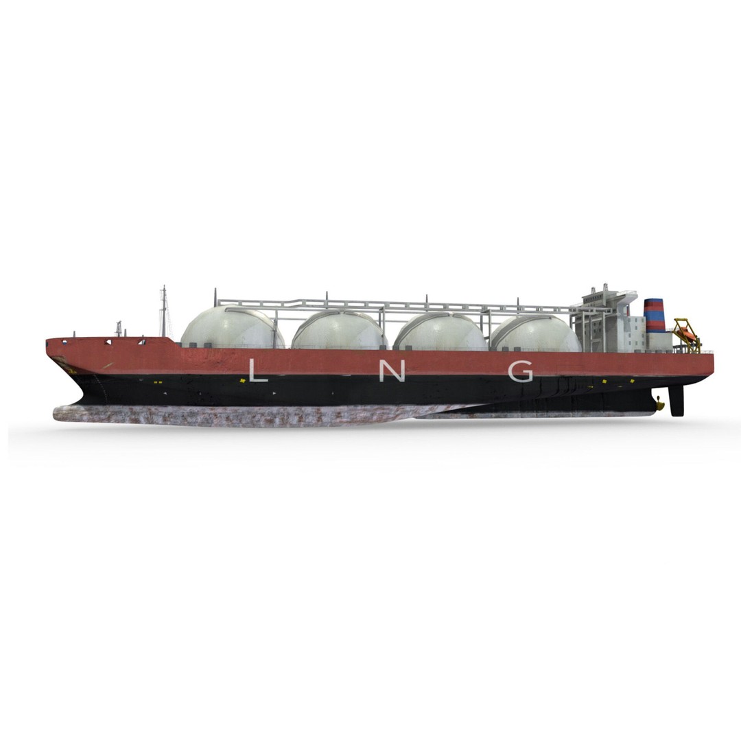 Cargo Ships 3D Model – Low Poly Industrial Watercraft, FBX - View 5