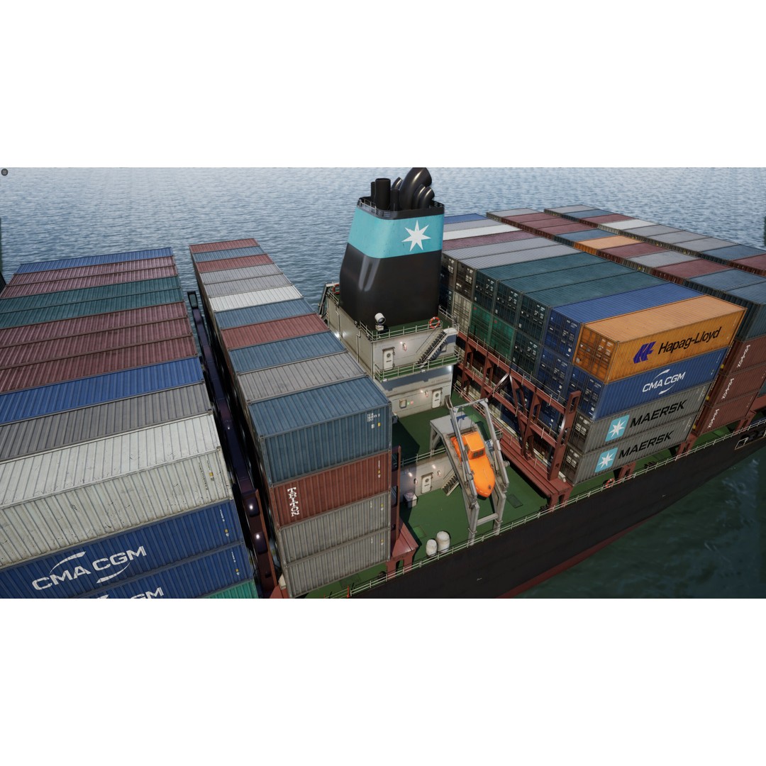 Ship 3D Model – Low Poly Nautical Game Asset, FBX & OBJ - View 14