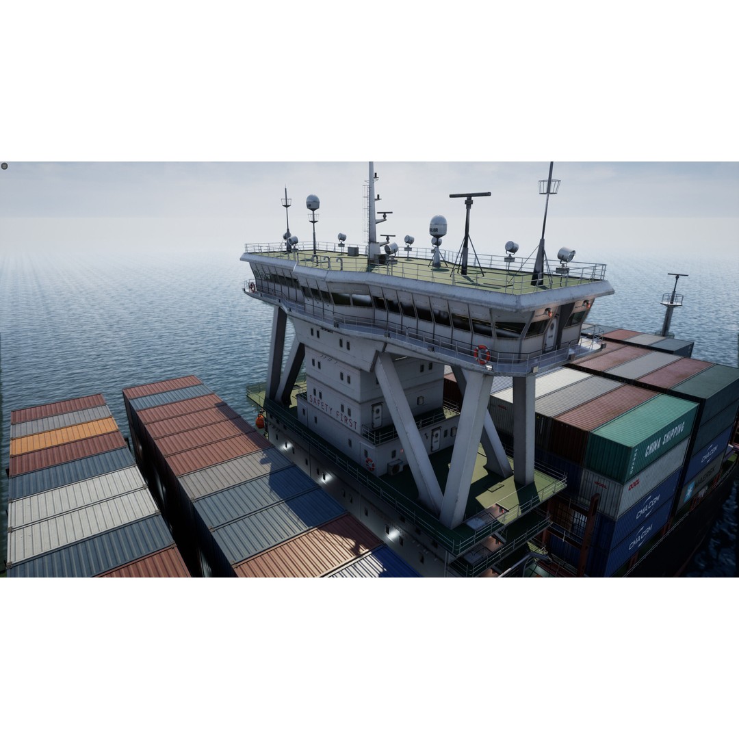 Ship 3D Model – Low Poly Nautical Game Asset, FBX & OBJ - View 19