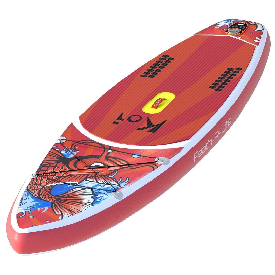 Paddle Board 3D Model – Low Poly Game Ready Asset, FBX, OBJ - View 18