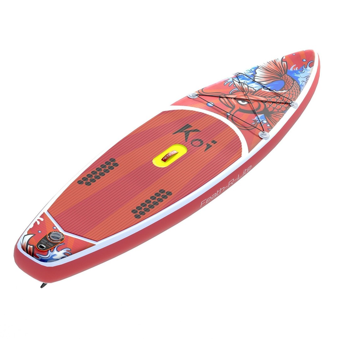 Paddle Board 3D Model – Low Poly Game Ready Asset, FBX, OBJ - View 3