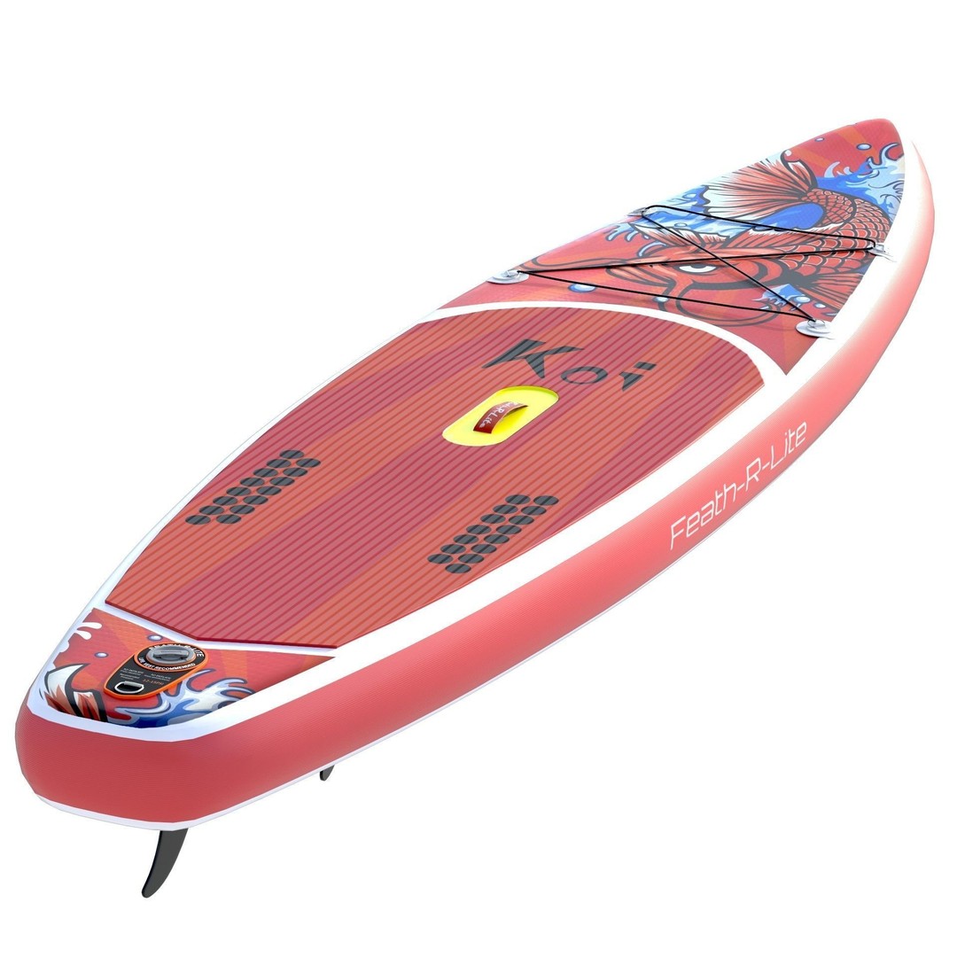 Paddle Board 3D Model – Low Poly Game Ready Asset, FBX, OBJ - View 9