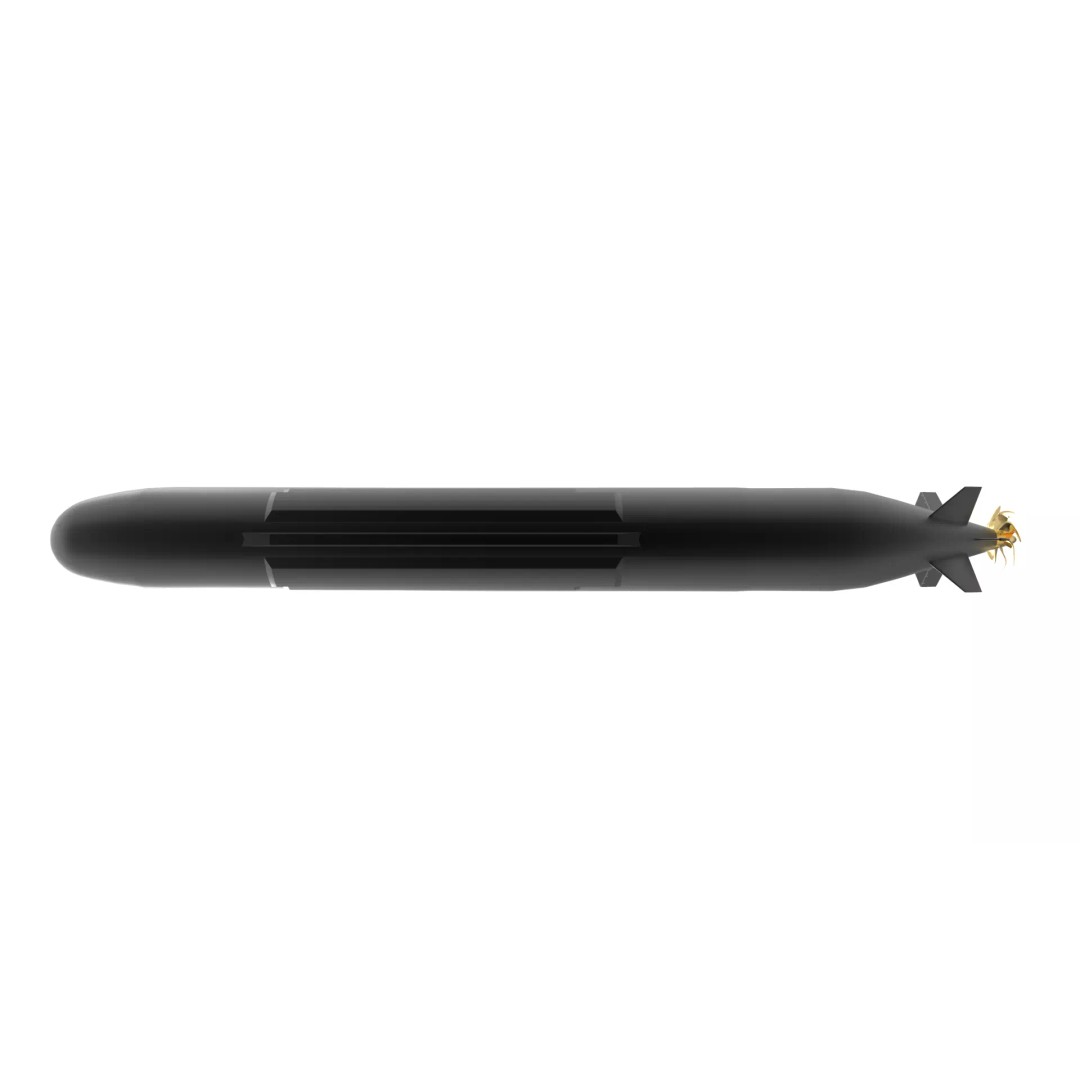 Taigei-Class Submarine 3D Model – Low Poly Game Asset, FBX - View 7