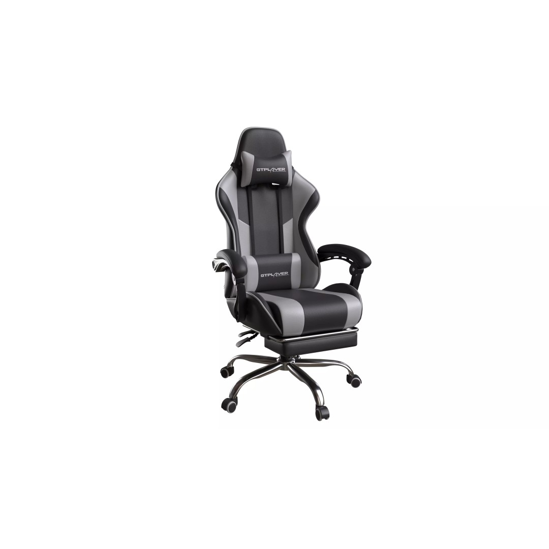 Ergonomic Gaming Chair 3D Model – GTPLAYER Style, PBR Textured, Game Ready - View 2