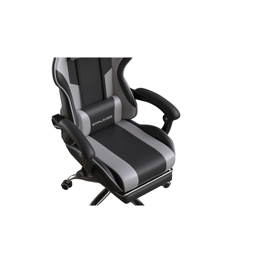 Ergonomic Gaming Chair 3D Model – GTPLAYER Style, PBR Textured, Game Ready - View 4