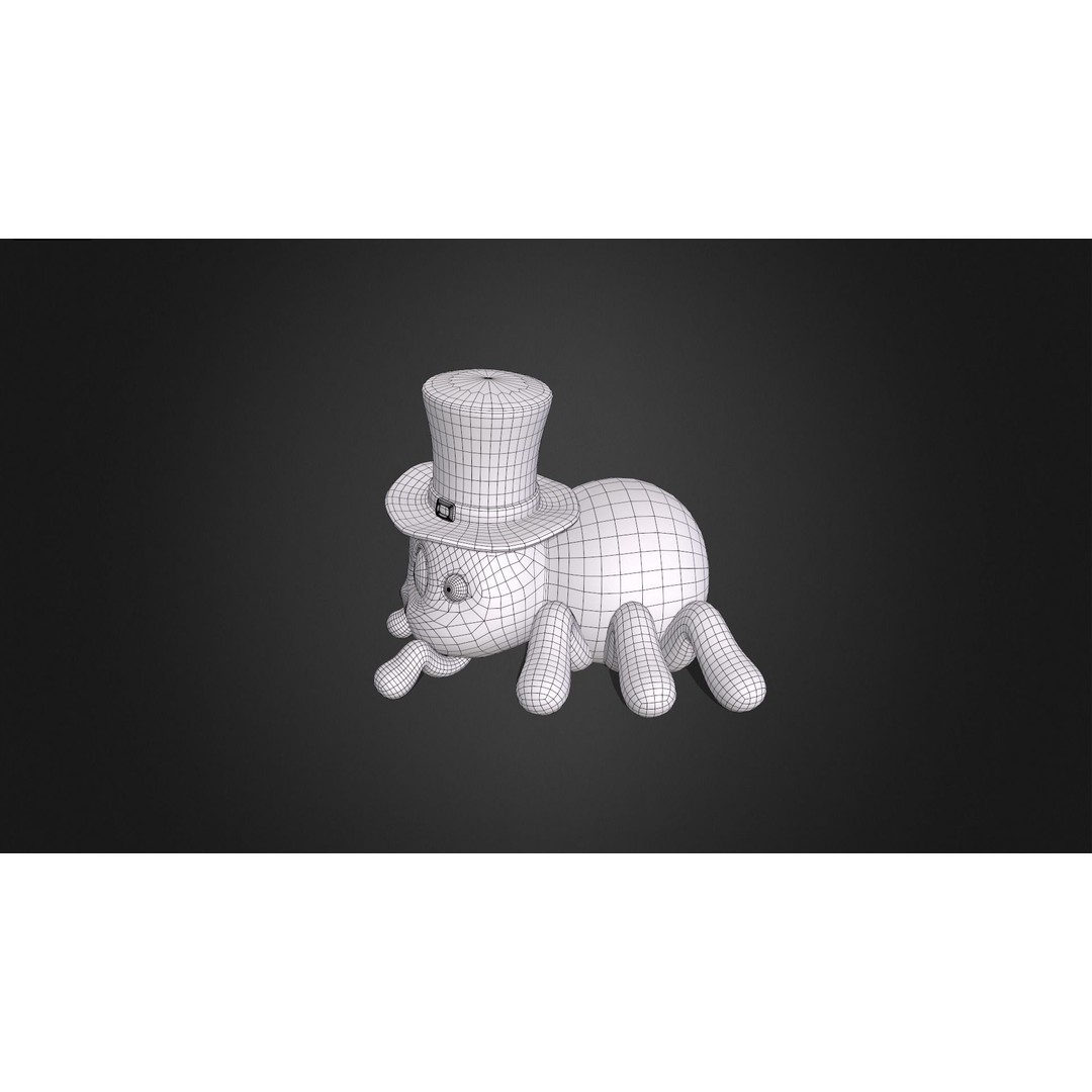 Cute Spider Rigged 3D Model – Cartoon Animal with PBR Textures, FBX - View 14