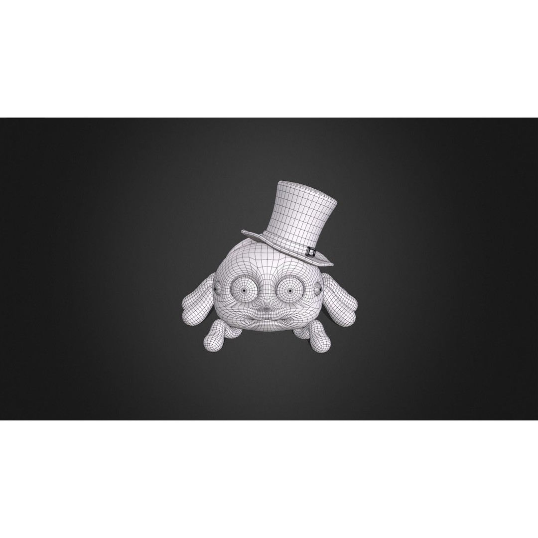 Cute Spider Rigged 3D Model – Cartoon Animal with PBR Textures, FBX - View 4