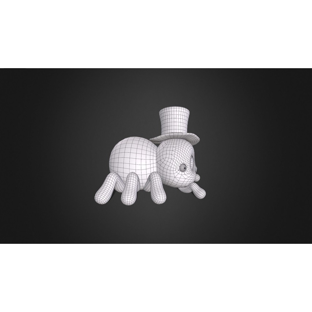 Cute Spider Rigged 3D Model – Cartoon Animal with PBR Textures, FBX - View 6