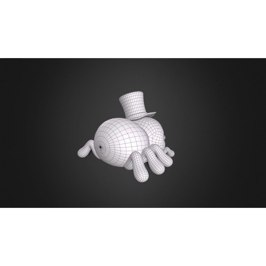 Cute Spider Rigged 3D Model – Cartoon Animal with PBR Textures, FBX - View 8