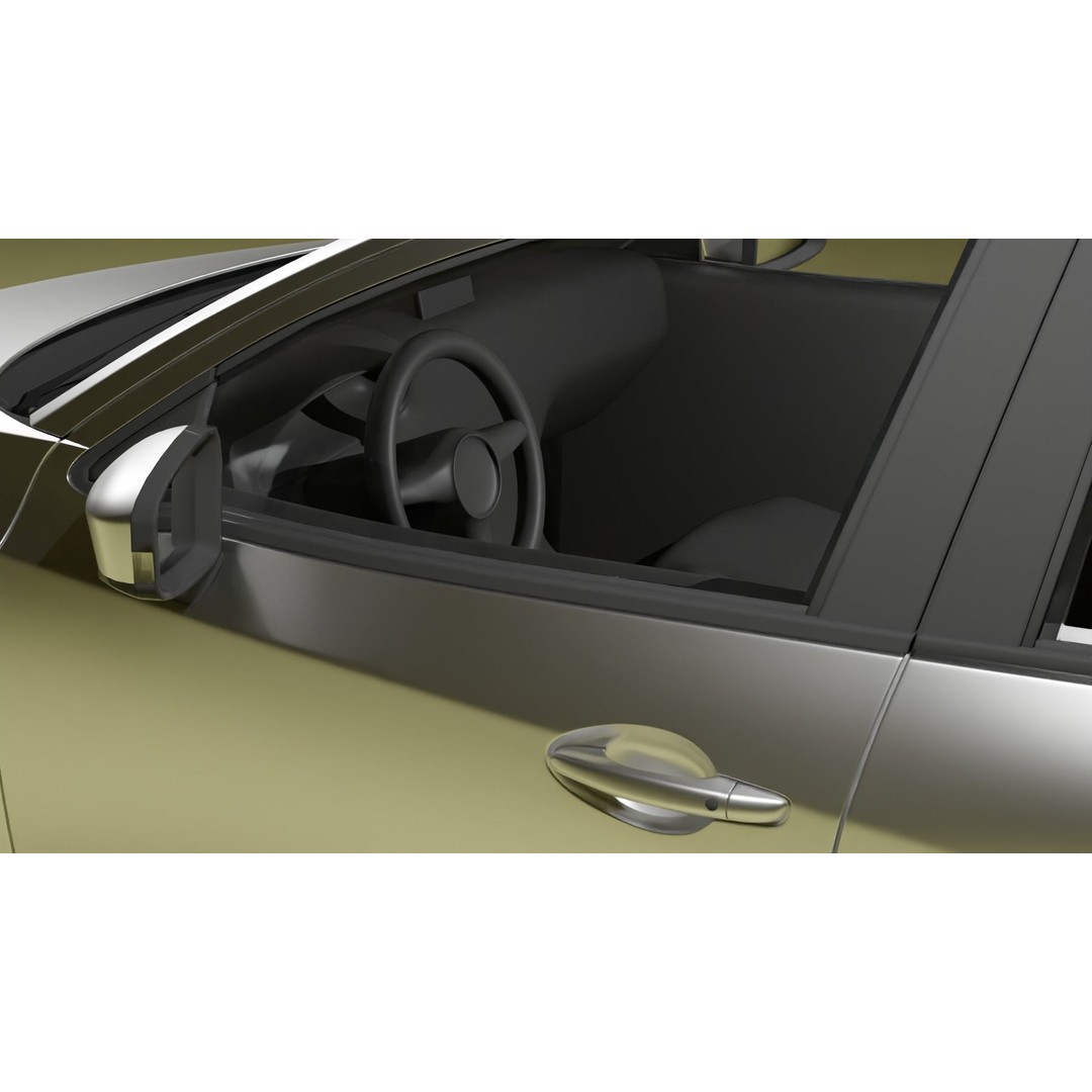 Mazda 2 3D Model – Low Poly Game Asset, Blender, FBX, OBJ - View 10