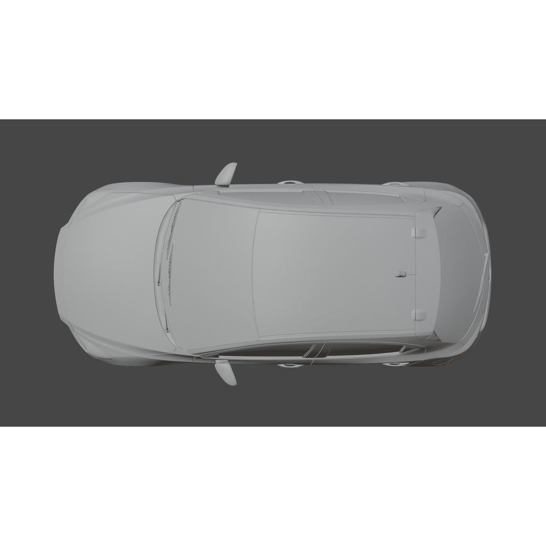 Mazda 2 3D Model – Low Poly Game Asset, Blender, FBX, OBJ - View 14