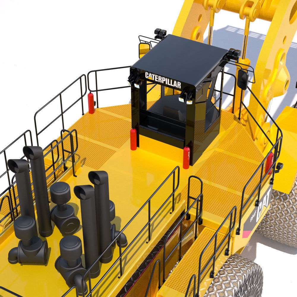 Wheel Loader 3D Model – High Poly Industrial Vehicle with PBR Textures