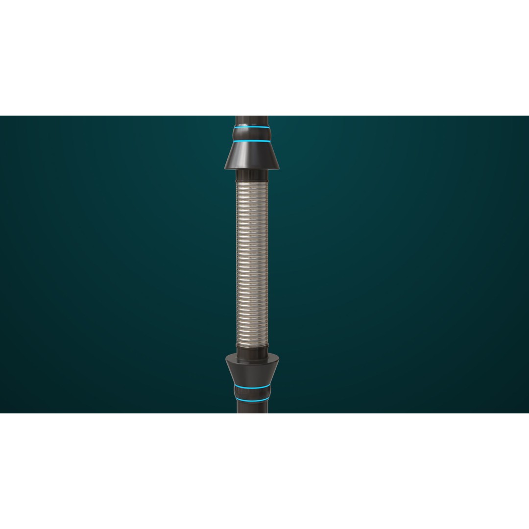 Sci Fi Battle Hammer 3D Model – Low Poly PBR Game Asset, FBX - View 18