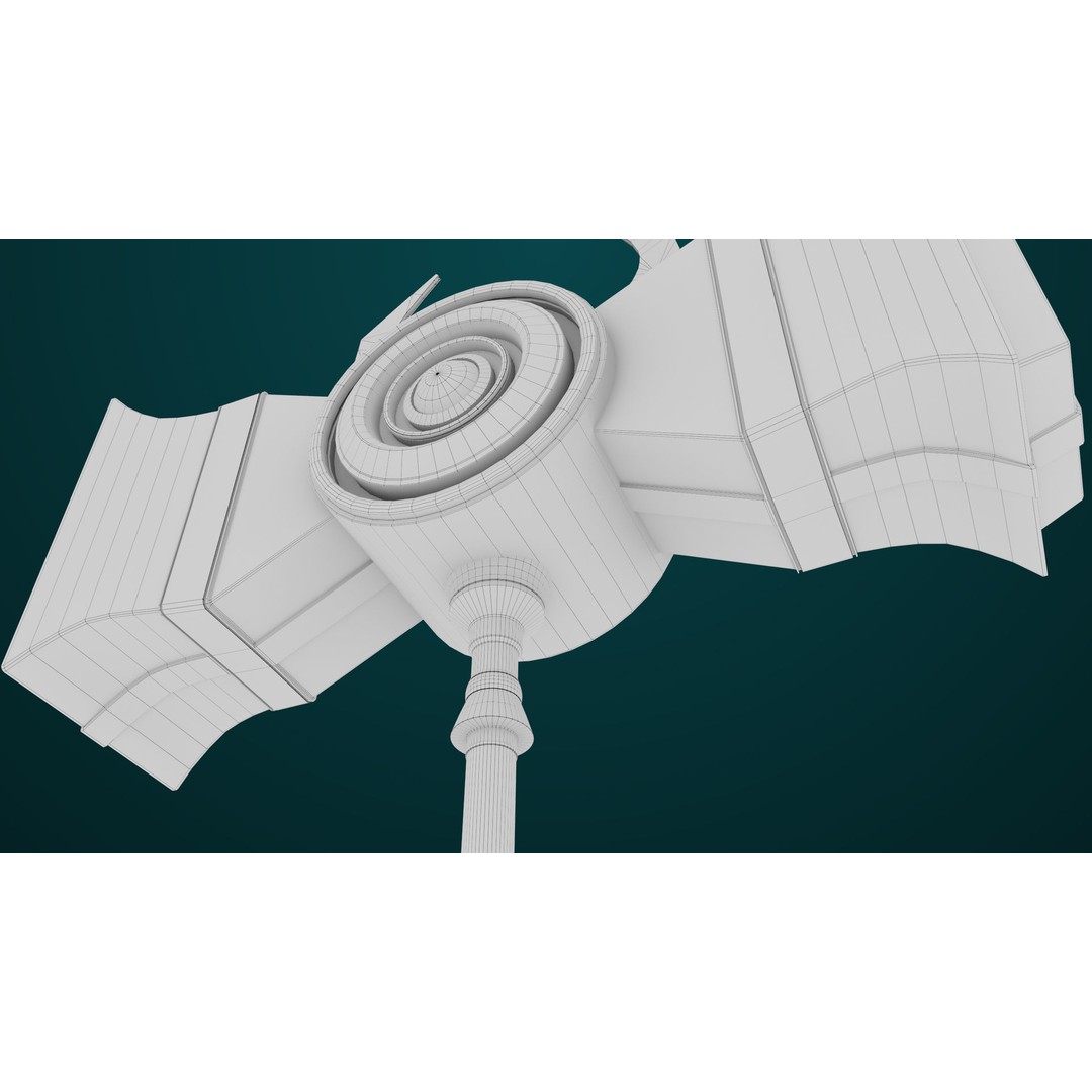 Sci Fi Battle Hammer 3D Model – Low Poly PBR Game Asset, FBX - View 27