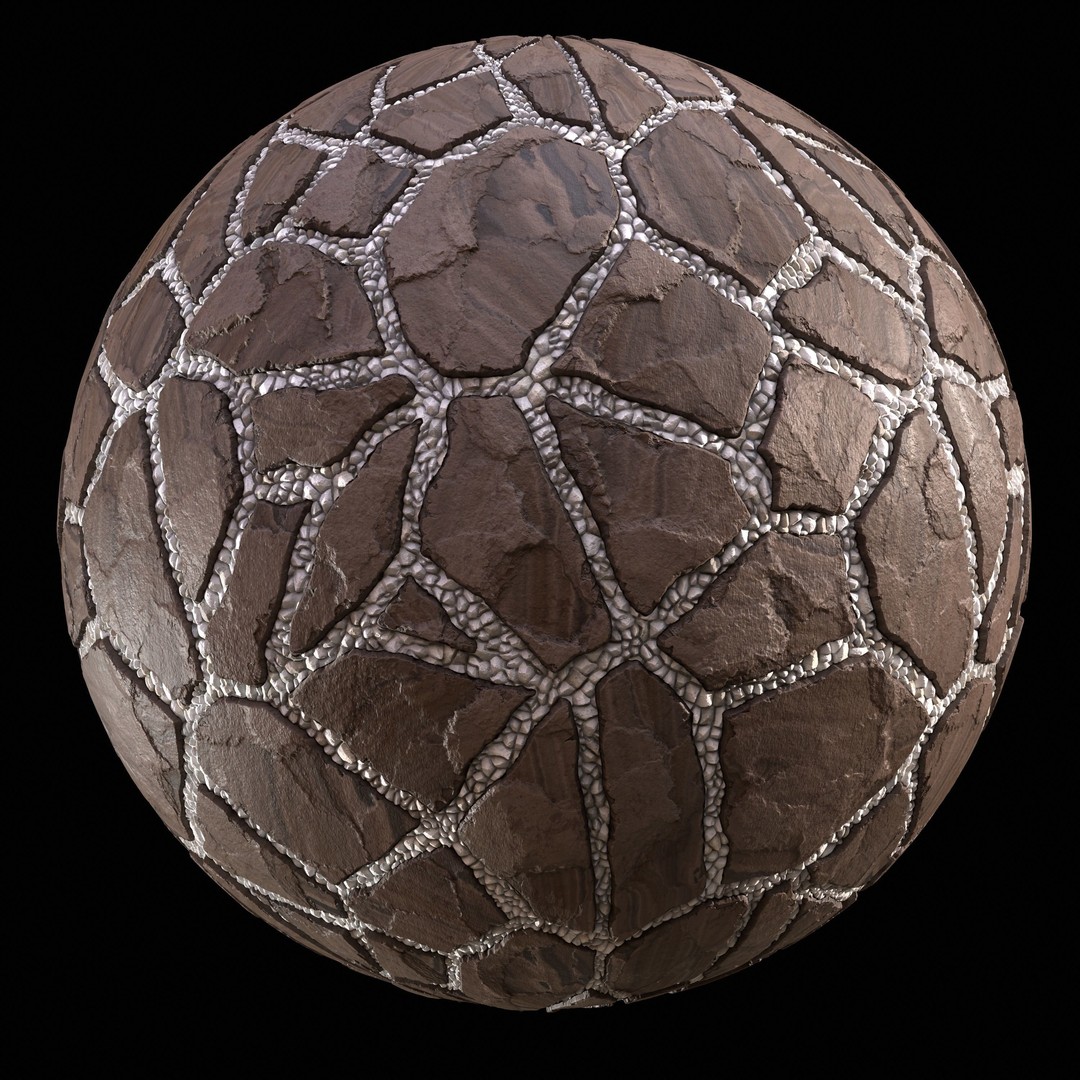 Paving Walkway 3D Model – PBR Textures, 4K Maps, OBJ Format - View 18