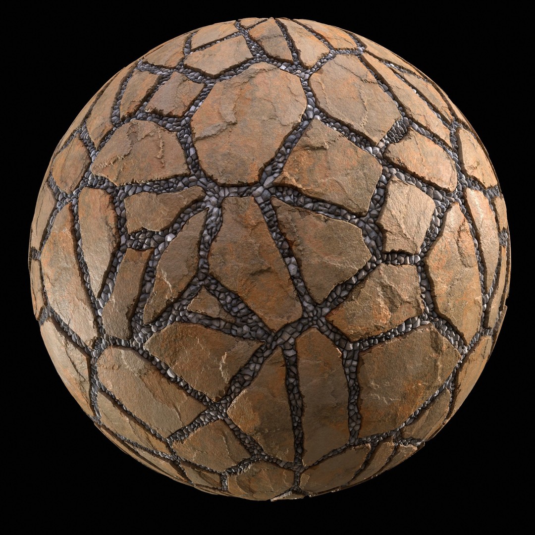 Paving Walkway 3D Model – PBR Textures, 4K Maps, OBJ Format - View 19