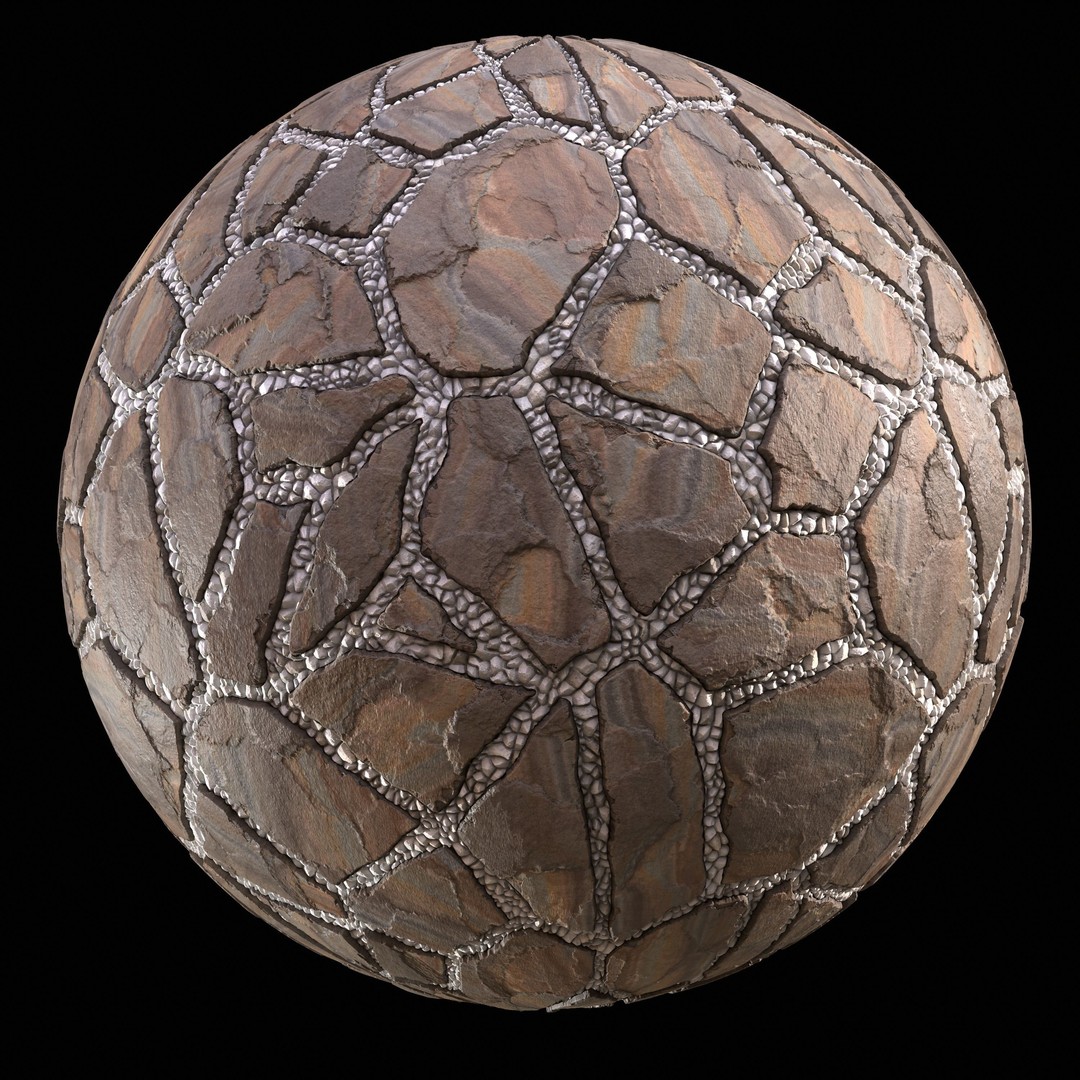 Paving Walkway 3D Model – PBR Textures, 4K Maps, OBJ Format - View 22
