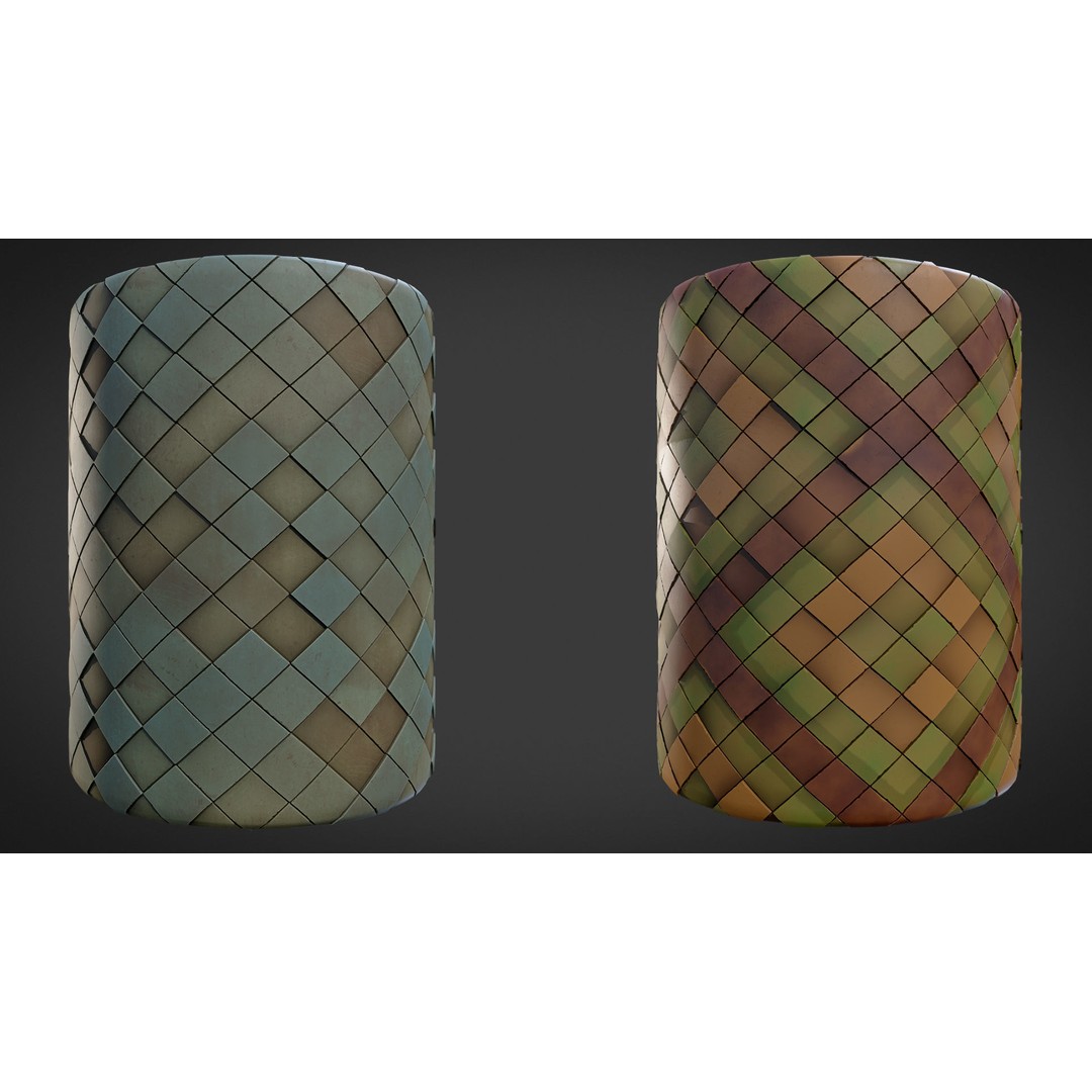 Toon Town Materials Pack 3D Model – Handpainted Textures, PBR - View 11