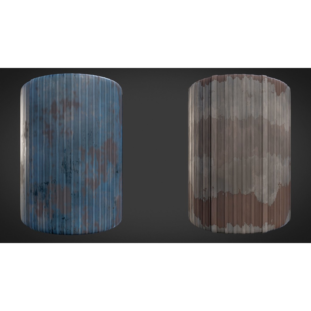 Toon Town Materials Pack 3D Model – Handpainted Textures, PBR - View 9