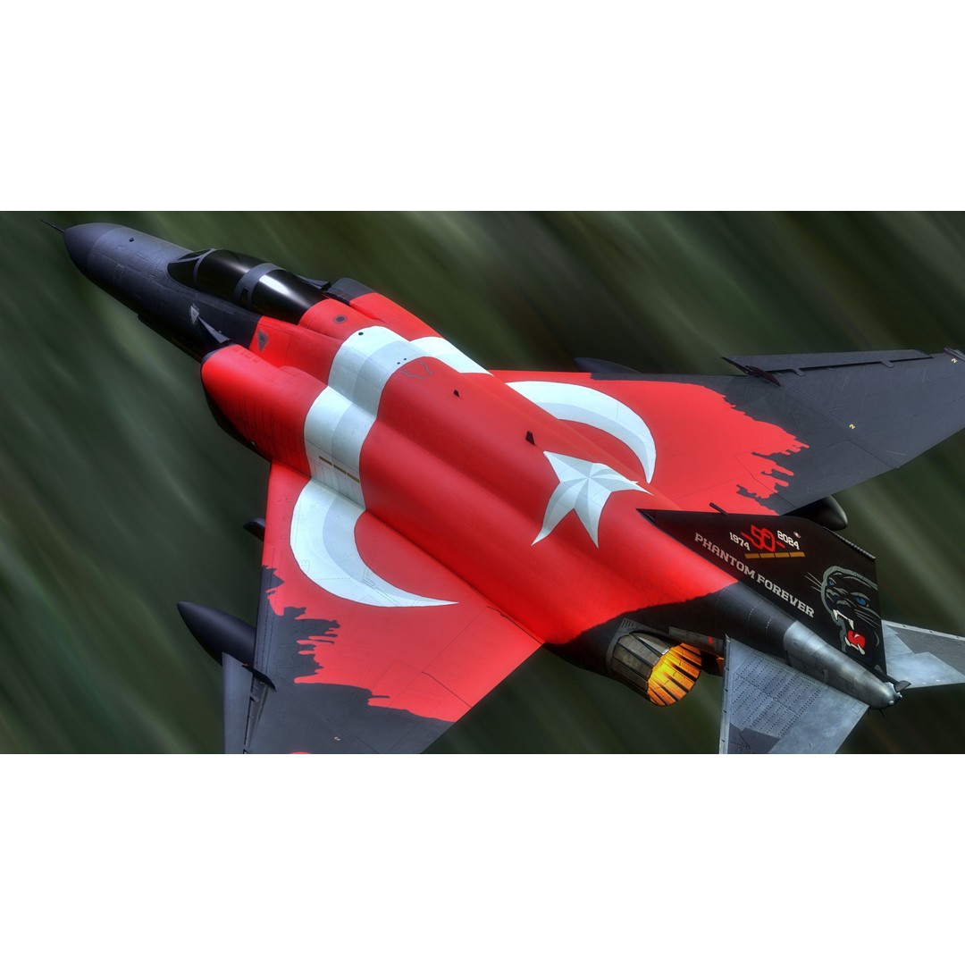 F4 Phantom 2 3D Model – Fully Rigged Low-Poly Aircraft for Animation - View 5