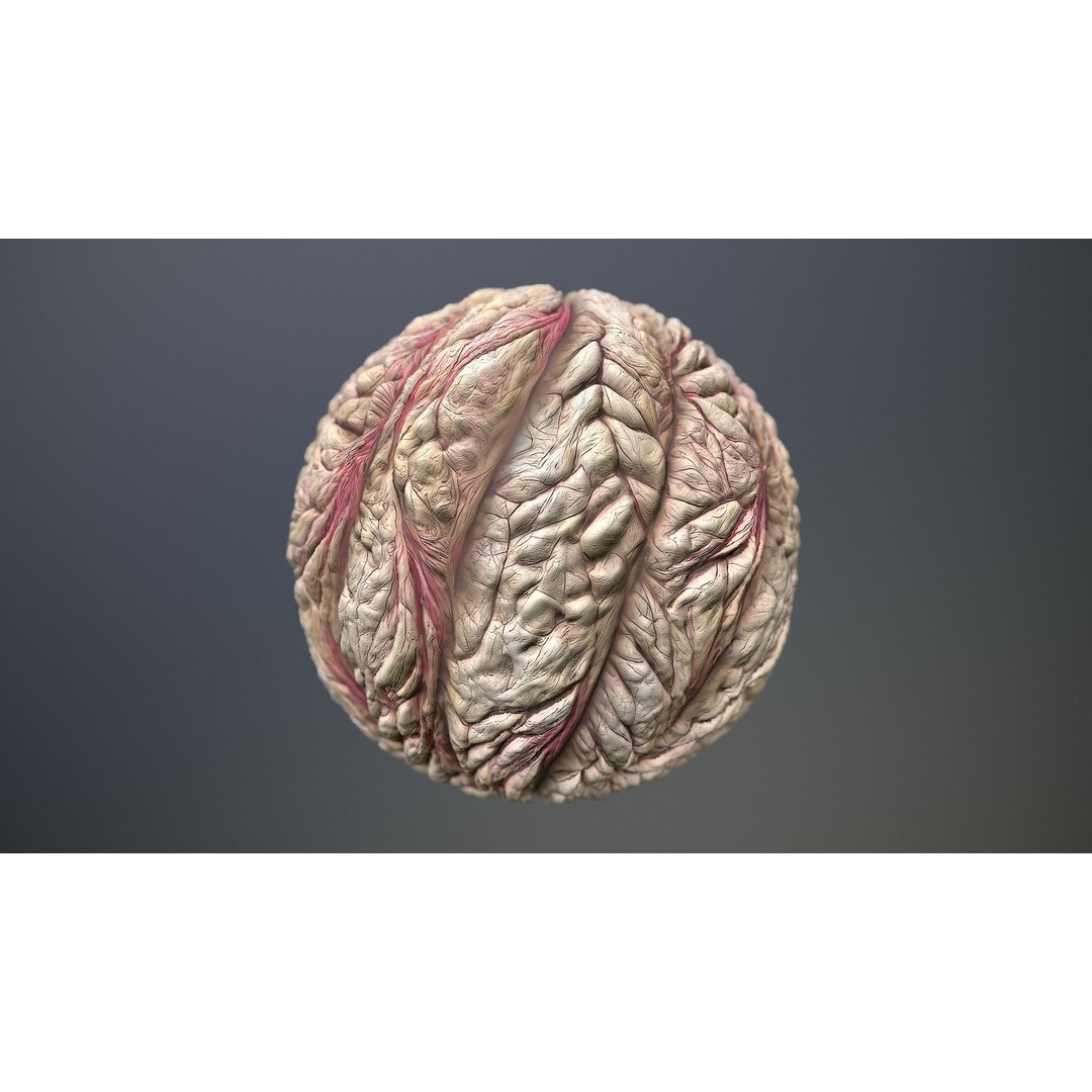 Monster Skin 3D Model – PBR Seamless Texture Pack for Games - View 11